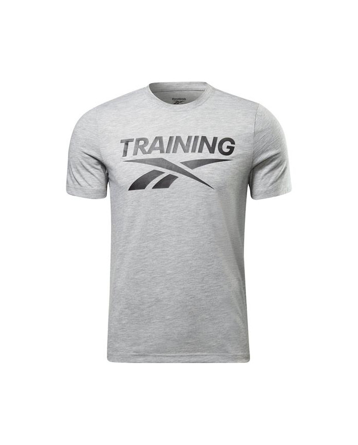Koszulka męska Reebok GS TRAINING VECTOR HB7259 Szara - Sklep online Mastersport