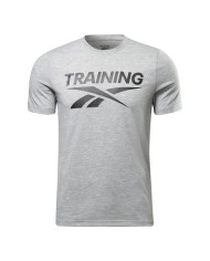 Koszulka męska Reebok GS TRAINING VECTOR HB7259 Szara - Sklep online Mastersport