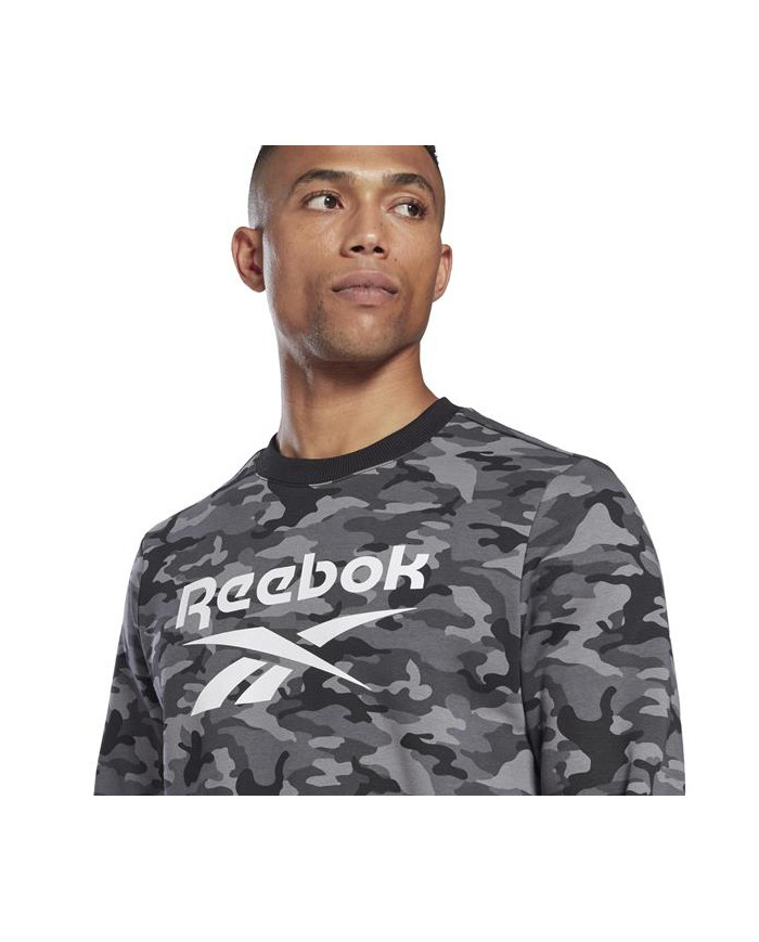 Bluza męska Reebok ID CAMO CREW HE8172 Szara - Sklep online Mastersport