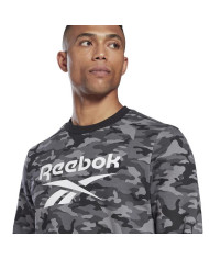Bluza męska Reebok ID CAMO CREW HE8172 Szara - Sklep online Mastersport