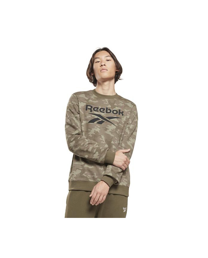 Bluza męska Reebok ID CAMO CREW HE8173 Zielona - Sklep online Mastersport
