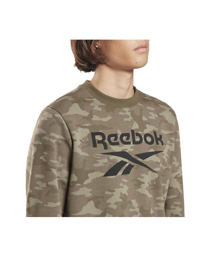 Bluza męska Reebok ID CAMO CREW HE8173 Zielona - Sklep online Mastersport