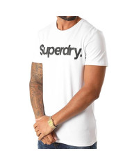 Koszulka męska Superdry CL TEE M1010248A Biała - Sklep online Mastersport