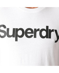 Koszulka męska Superdry CL TEE M1010248A Biała - Sklep online Mastersport