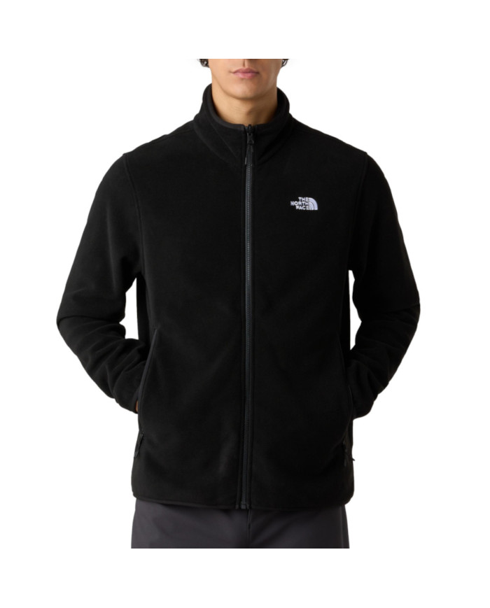 Bluza męska The North Face M GLACIER FLC JKT NF0A8D0RJK3 Czarna - Sklep online Mastersport