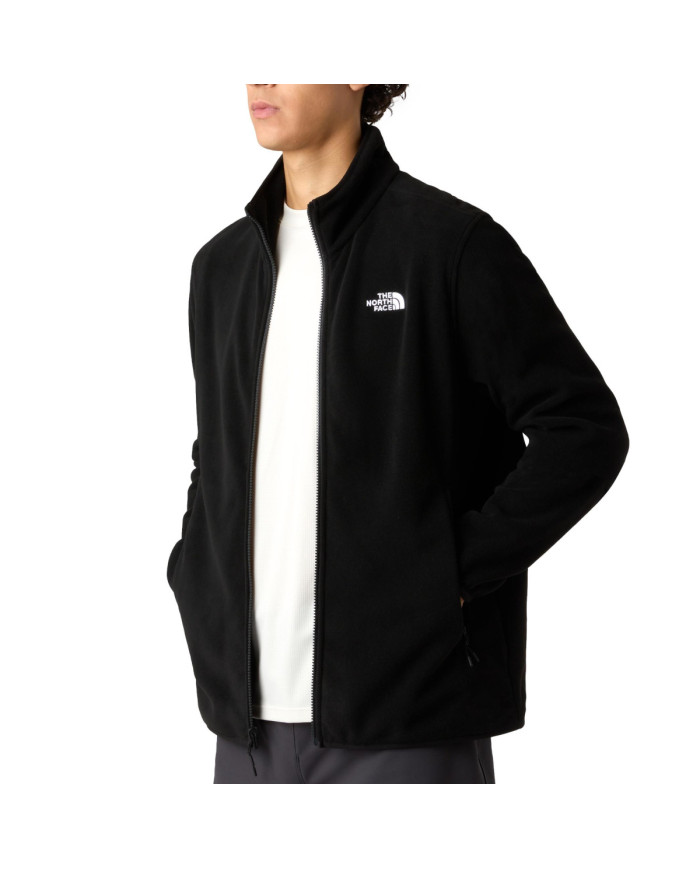 Bluza męska The North Face M GLACIER FLC JKT NF0A8D0RJK3 Czarna - Sklep online Mastersport