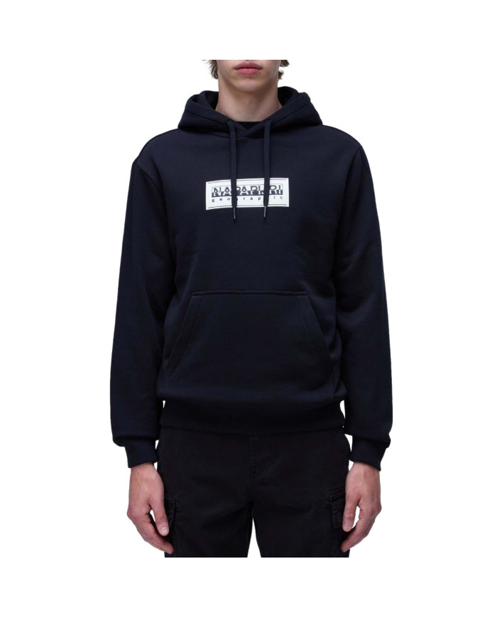 Bluza dziecięca Napapijri B-BOX LOGO H NP0A4I19041 Czarna - Sklep online Mastersport