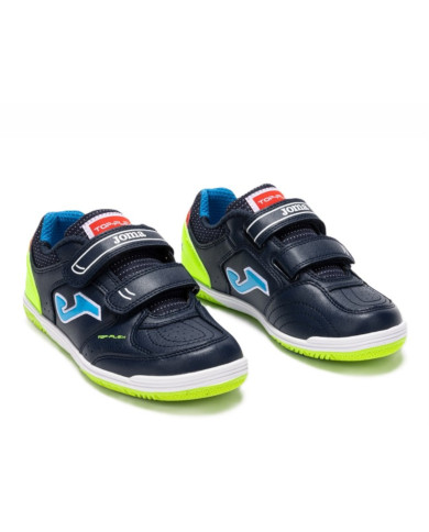 Buty dziecięce Joma TOP FLEX JR 2533 NAVY GREEN IN TPJS2533INV Niebieskie - Sklep online Mastersport