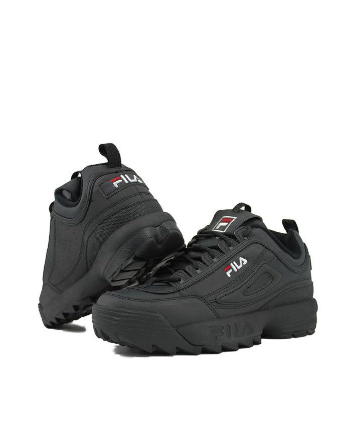 Buty męskie Fila DISRUPTOR LOW 101026212V Czarne - Sklep online Mastersport