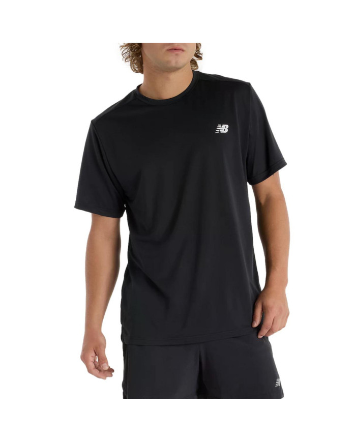 Koszulka męska New Balance SPORT SHORT SLEEVE T-SHIRT MT51801BK Czarna - Sklep online Mastersport