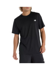 Koszulka męska New Balance SPORT SHORT SLEEVE T-SHIRT MT51801BK Czarna - Sklep online Mastersport
