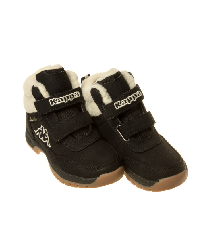 Buty dziecięce Kappa BRIGHT MID FUR K 260329K1143 Czarne - Sklep online Mastersport