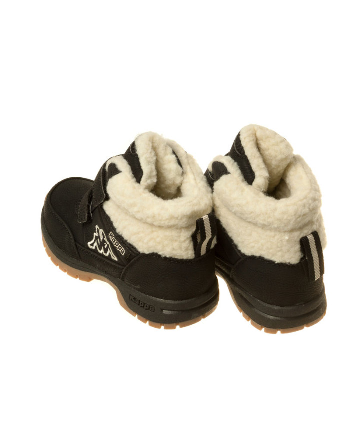 Buty dziecięce Kappa BRIGHT MID FUR K 260329K1143 Czarne - Sklep online Mastersport