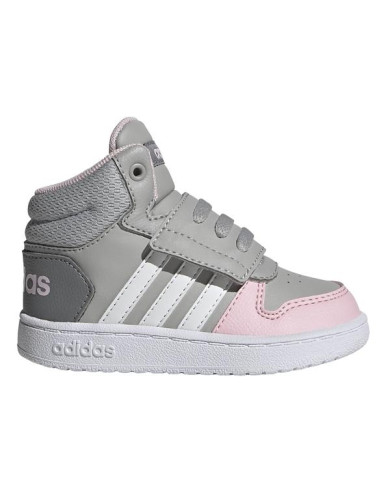 Buty dziecięce adidas Core HOOPS MID 2.0 I GZ7779 Szare - Sklep online Mastersport