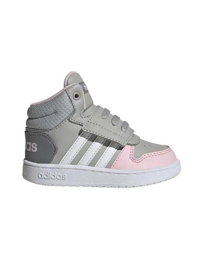 Buty dziecięce adidas Core HOOPS MID 2.0 I GZ7779 Szare - Sklep online Mastersport