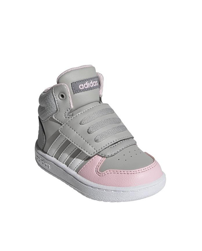 Buty dziecięce adidas Core HOOPS MID 2.0 I GZ7779 Szare - Sklep online Mastersport