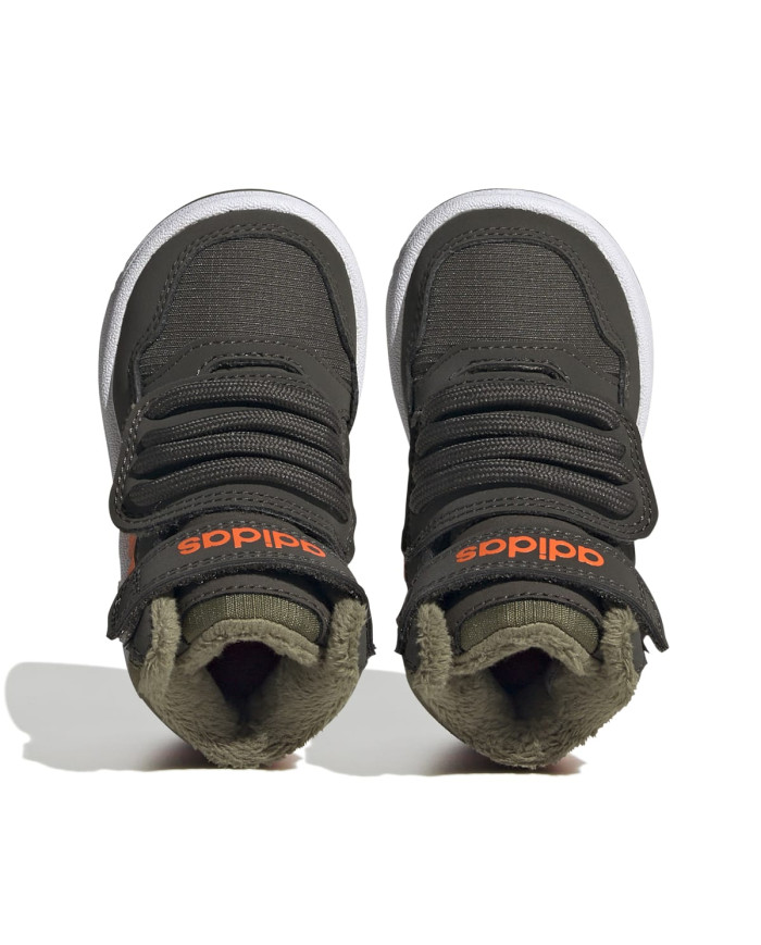 Buty dziecięce adidas Core HOOPS MID 3.0 AC I GW4480 Zielone - Sklep online Mastersport