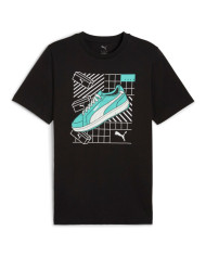Koszulka męska Puma GRAPHICS SNEAKER TEE 68483001 Czarna - Sklep online Mastersport