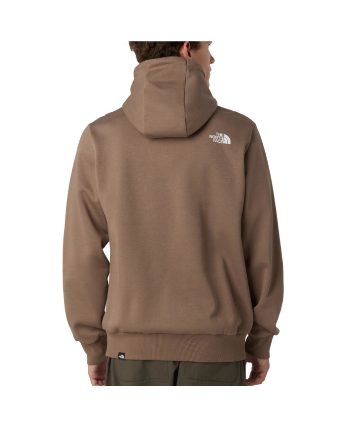 Bluza męska The North Face M SIMPLE DOME HOODIE NF0A89FCBOW Brązowa - Sklep online Mastersport