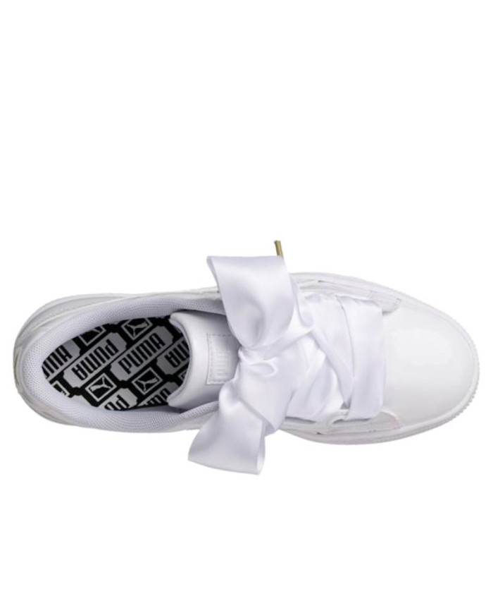 Buty damskie Puma BASKET HEART PATENT 36307302 Białe - Sklep online Mastersport