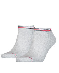 Skarpetki męskie Tommy Hilfiger TH MEN ICONIC SNEAKER 2P 100001093085 Szare - Sklep online Mastersport