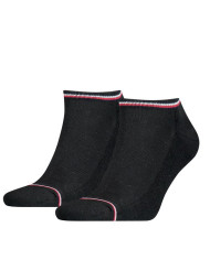 Skarpetki męskie Tommy Hilfiger TH MEN ICONIC SNEAKER 2P 100001093200 Czarne - Sklep online Mastersport