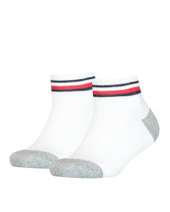 Skarpetki męskie Tommy Hilfiger TH KIDS ICONIC SPORTS QUARTER 2P 100001501300 Białe - Sklep online Mastersport