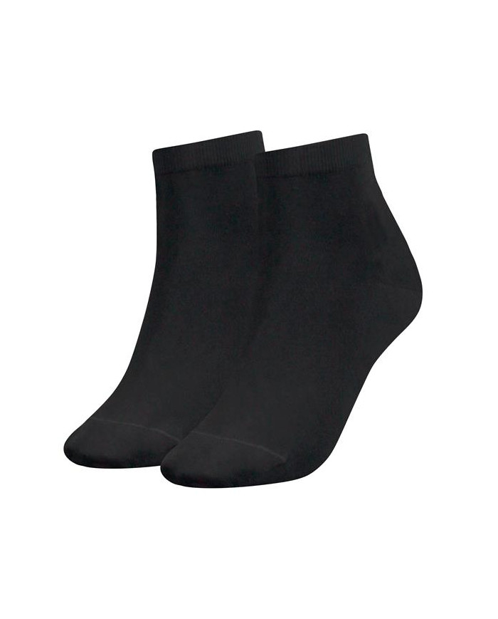 Skarpetki damskie Tommy Hilfiger TH WOMEN CASUAL SHORT SOCK 2P 373001001200 Czarne - Sklep online Mastersport