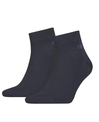 Skarpetki męskie Calvin Klein CK MEN QUARTER 2P 701218706003 Niebieskie - Sklep online Mastersport
