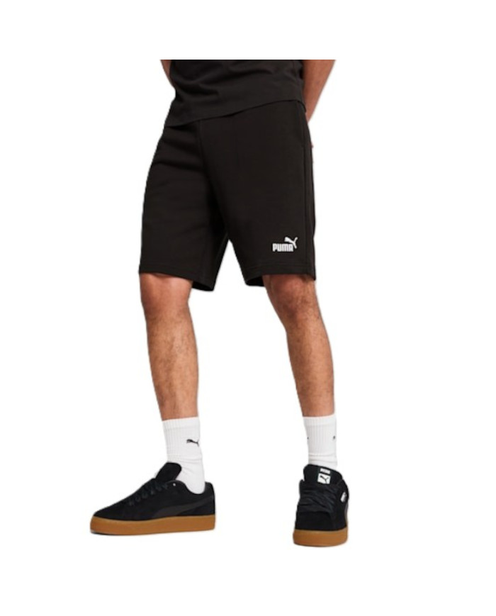 Szorty męskie Puma ESS NO.1 LOGO SHORTS 10 68259401 Czarne - Sklep online Mastersport