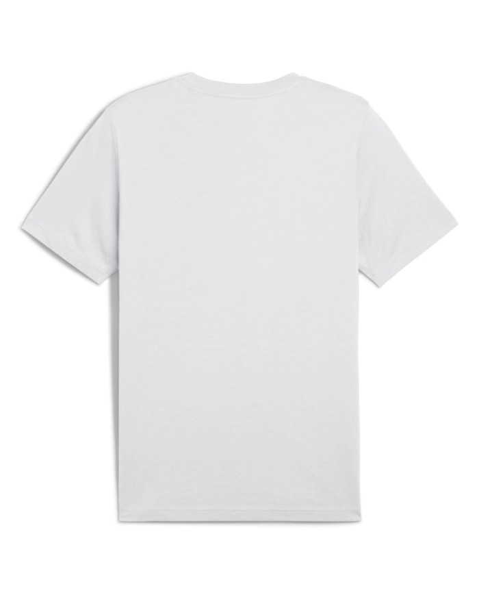 Koszulka męska Puma ESS 2 COLOR NO.1 LOGO TEE 68470802 Biała - Sklep online Mastersport