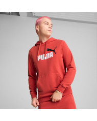 Bluza męska Puma ESS 2 COLOR NO.1 LOGO HOODIE 68471215 Czerwona - Sklep online Mastersport