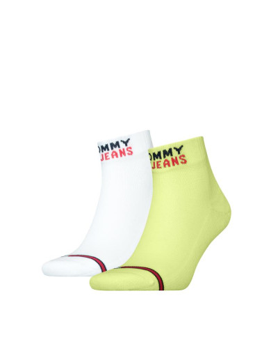 Skarpetki męskie Tommy Hilfiger TH UNI TJ QUARTER 2P 701218956008 Białe - Sklep online Mastersport