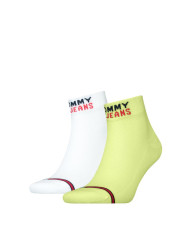 Skarpetki męskie Tommy Hilfiger TH UNI TJ QUARTER 2P 701218956008 Białe - Sklep online Mastersport