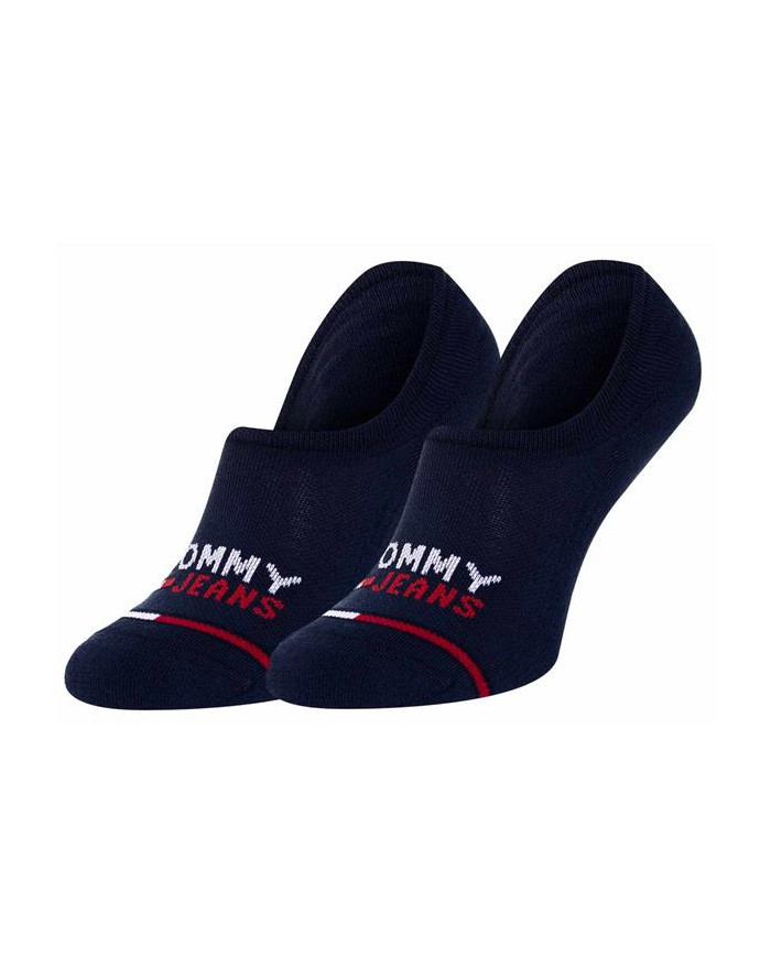 Skarpetki męskie Tommy Hilfiger TH UNI TJ NO SHOW HIGH CUT 2 701218958002 Niebieskie - Sklep online Mastersport
