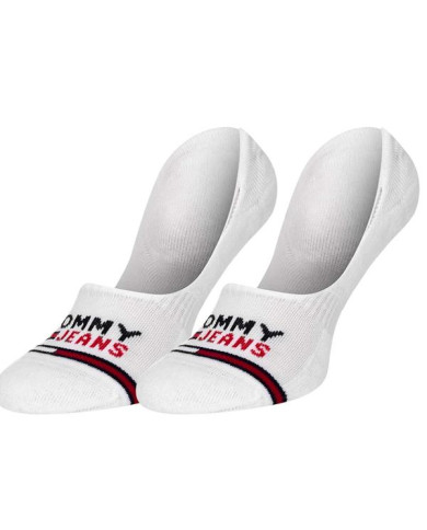 Skarpetki męskie Tommy Hilfiger TH UNI TJ NO SHOW MID CUT 2P 701218959001 Białe - Sklep online Mastersport