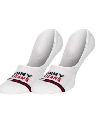 Skarpetki męskie Tommy Hilfiger TH UNI TJ NO SHOW MID CUT 2P 701218959001 Białe - Sklep online Mastersport