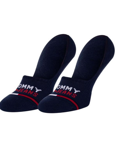Skarpetki męskie Tommy Hilfiger TH UNI TJ NO SHOW MID CUT 2P 701218959002 Niebieskie - Sklep online Mastersport