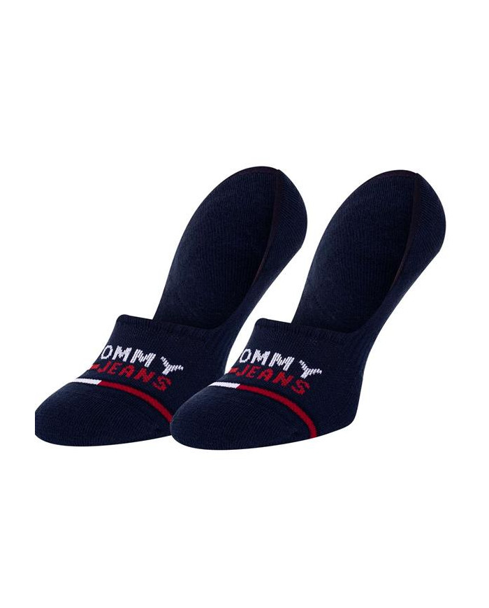 Skarpetki męskie Tommy Hilfiger TH UNI TJ NO SHOW MID CUT 2P 701218959002 Niebieskie - Sklep online Mastersport