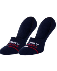 Skarpetki męskie Tommy Hilfiger TH UNI TJ NO SHOW MID CUT 2P 701218959002 Niebieskie - Sklep online Mastersport