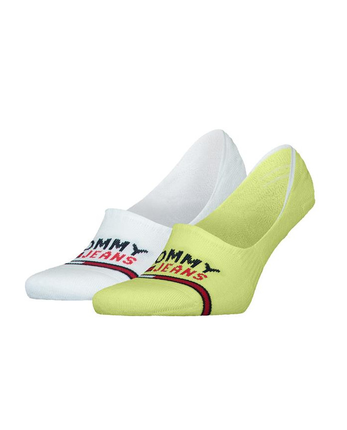 Skarpetki męskie Tommy Hilfiger TH UNI TJ NO SHOW MID CUT 2P 701218959008 Białe - Sklep online Mastersport