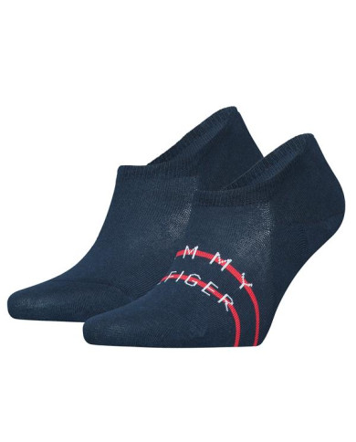 Skarpetki męskie Tommy Hilfiger TH MEN FOOTIE 2P 701222189004 Niebieskie - Sklep online Mastersport