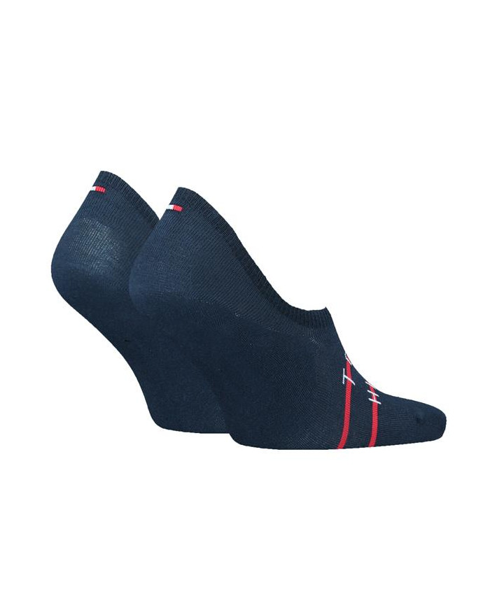 Skarpetki męskie Tommy Hilfiger TH MEN FOOTIE 2P 701222189004 Niebieskie - Sklep online Mastersport