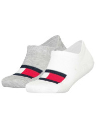 Skarpetki męskie Tommy Hilfiger TH KIDS FOOTIE 2P 701223779001 Białe - Sklep online Mastersport