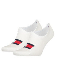 Skarpetki męskie Tommy Hilfiger TH MEN FOOTIE 2P 701223928003 Białe - Sklep online Mastersport
