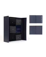 Skarpetki męskie Tommy Hilfiger TH MEN SOCK 5P GIFTBOX BIRDEYE 701224442002 Szare - Sklep online Mastersport