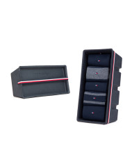 Skarpetki męskie Tommy Hilfiger TH MEN SOCK 5P GIFTBOX MOULINE STRIPE 701224443001 Niebieskie - Sklep online Mastersport