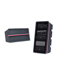Skarpetki męskie Tommy Hilfiger TH MEN SOCK 5P GIFTBOX MOULINE STRIPE 701224443002 Czarne - Sklep online Mastersport