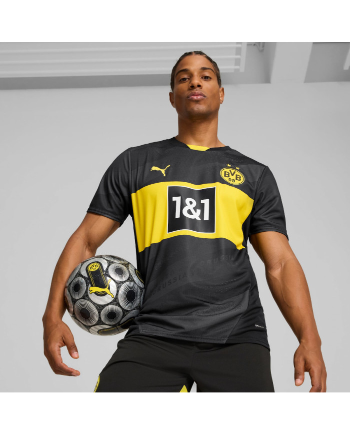 Koszulka męska Puma BVB AWAY JERSEY 77495602 Czarna - Sklep online Mastersport