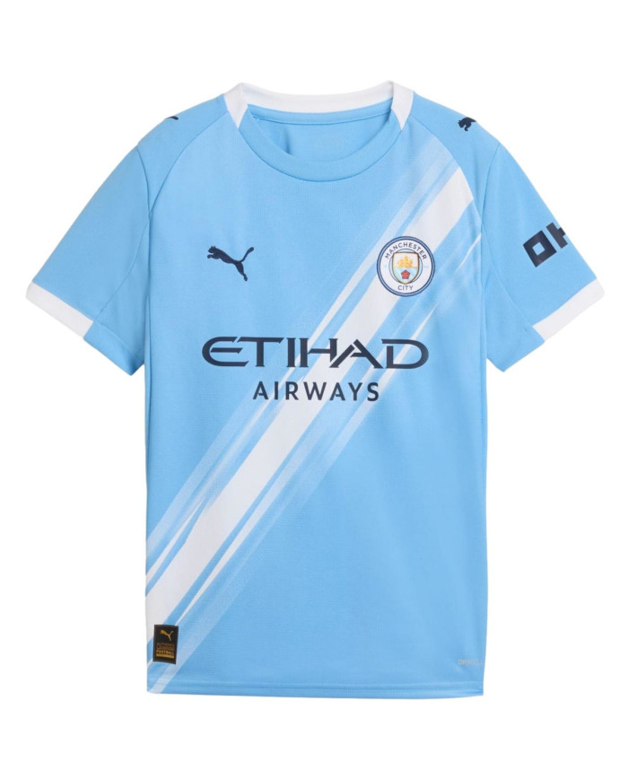 Koszulka dziecięca Puma MCFC HOME JERSEY JR TEAM 78034101 Niebieska - Sklep online Mastersport